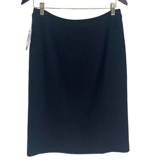 Grace Elements Womens Nancy Lined Pencil Skirt Buttons Black Size 8 NWT - Picture 3 of 7